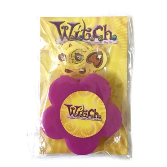 W.I.T.C.H Stationery Sticker Set Flower Box Will Irma Taranee Cornelia Hay Lin - Picture 1 of 2